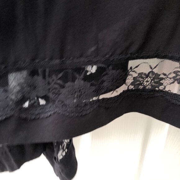 Free People Black Lace Handkerchief Hem Tank - Picture 8 of 11